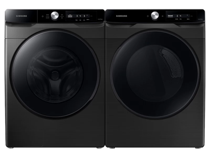 7.5 cu. ft. Smart Dial Electric Dryer with Super Speed Dry in Brushed Black DVE45A6400VA3