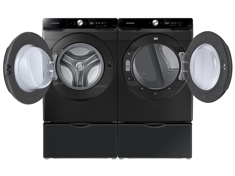 7.5 cu. ft. Smart Dial Electric Dryer with Super Speed Dry in Brushed Black DVE45A6400VA3
