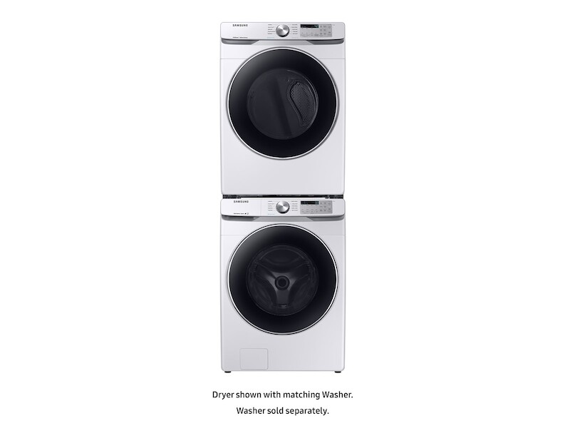7.5 cu. ft. Electric Dryer with Steam Sanitize+ in White DVE45T6200WA3