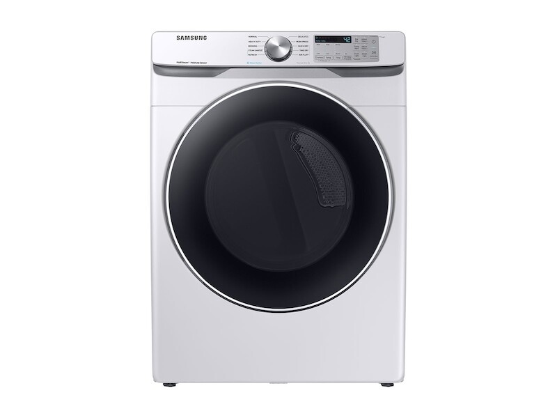 Samsung 7.5 cu. ft. Electric Dryer with Steam Sanitize+ White DVE45T6200WA3 Picture 1