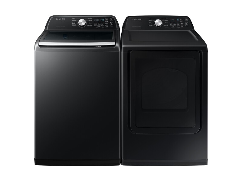 7.4 cu. ft. Smart Electric Dryer with Sensor Dry in Brushed Black DVE47CG3500VA3