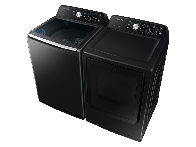 7.4 cu. ft. Smart Electric Dryer with Sensor Dry in Brushed Black DVE47CG3500VA3