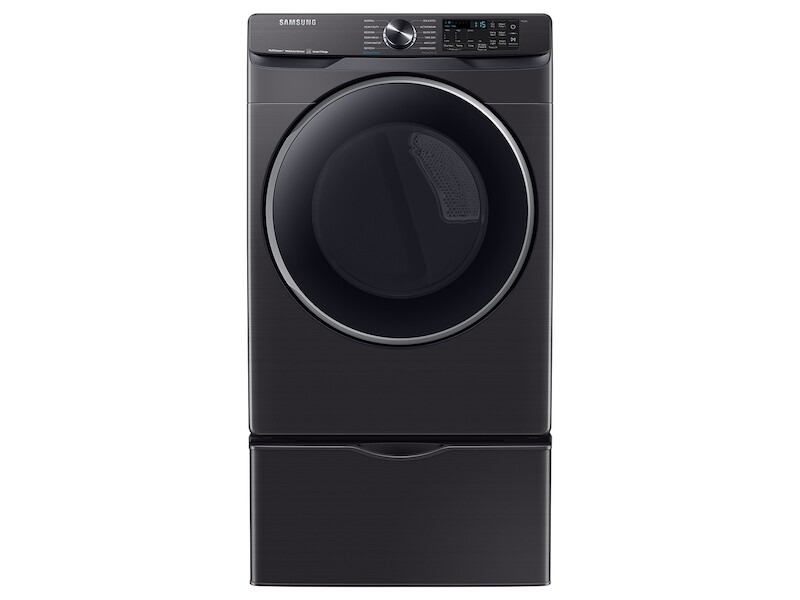7.5 cu. ft. Smart Electric Dryer with Steam Sanitize+ in Brushed Black DVE50A8500VA3