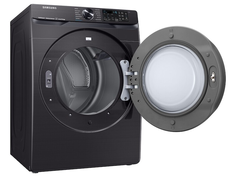 7.5 cu. ft. Smart Electric Dryer with Steam Sanitize+ in Brushed Black DVE50A8500VA3