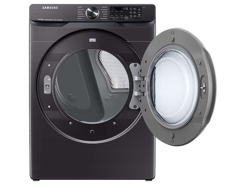 7.5 cu. ft. Smart Electric Dryer with Steam Sanitize+ in Brushed Black DVE50A8500VA3