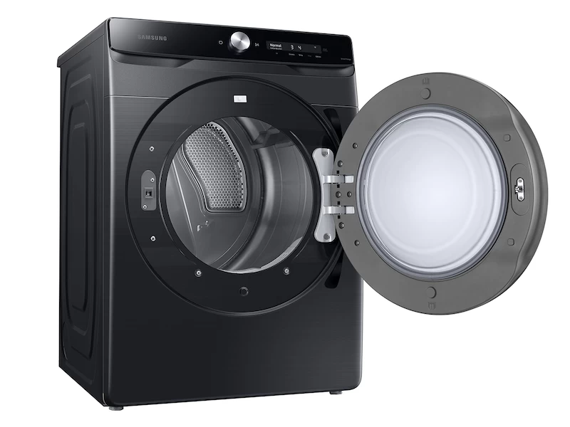 7.5 cu. ft. Smart Dial Electric Dryer with Super Speed Dry in Brushed Black DVE50A8600VA3