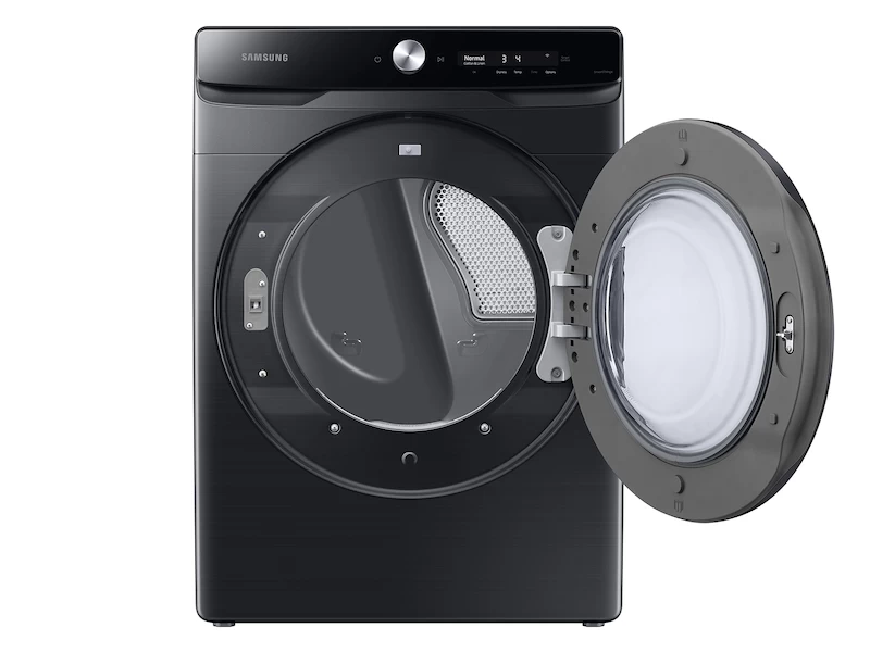 7.5 cu. ft. Smart Dial Electric Dryer with Super Speed Dry in Brushed Black DVE50A8600VA3