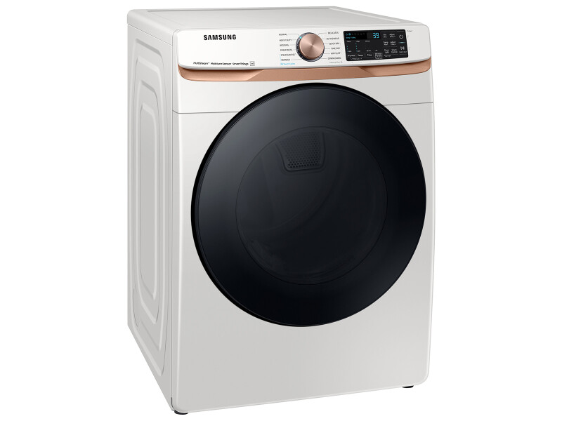 7.5 cu. ft. Smart Electric Dryer with Steam Sanitize+ and Sensor Dry in Ivory DVE50BG8300EA3