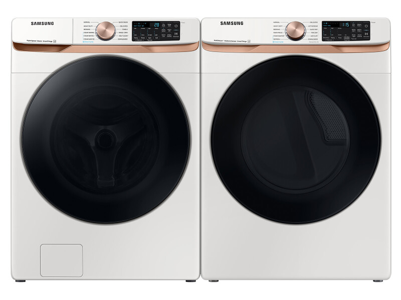 7.5 cu. ft. Smart Electric Dryer with Steam Sanitize+ and Sensor Dry in Ivory DVE50BG8300EA3