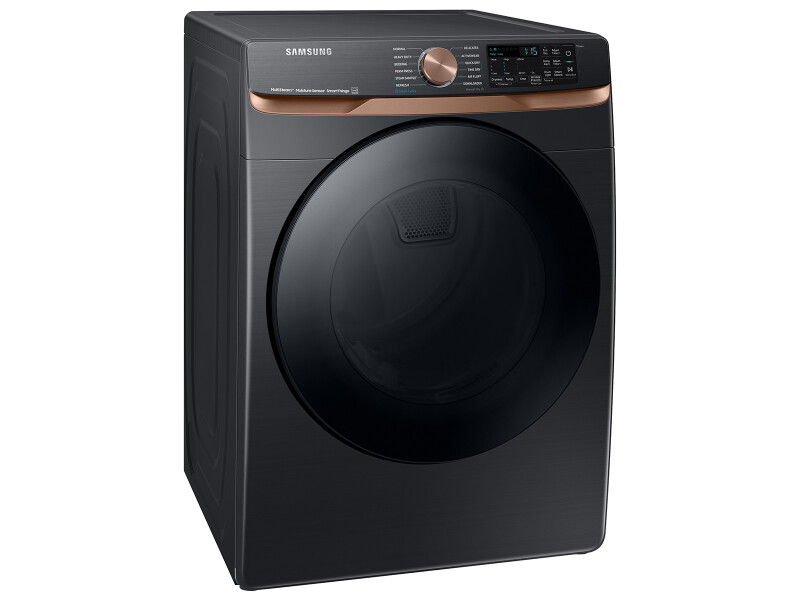 7.5 cu. ft. Smart Electric Dryer with Steam Sanitize+ and Sensor Dry in Brushed Black DVE50BG8300VA3