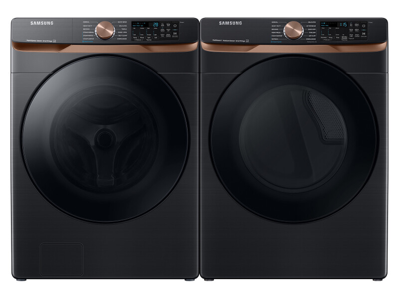 7.5 cu. ft. Smart Electric Dryer with Steam Sanitize+ and Sensor Dry in Brushed Black DVE50BG8300VA3