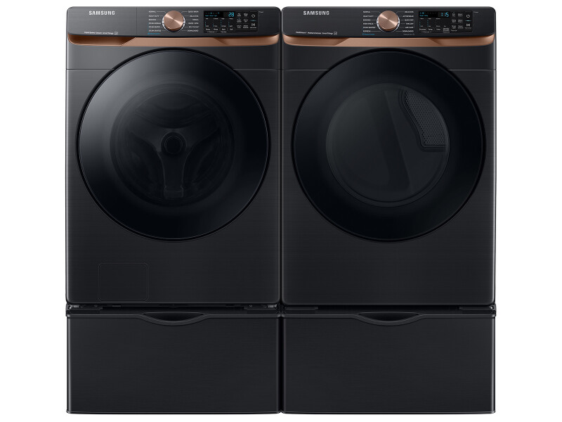 7.5 cu. ft. Smart Electric Dryer with Steam Sanitize+ and Sensor Dry in Brushed Black DVE50BG8300VA3