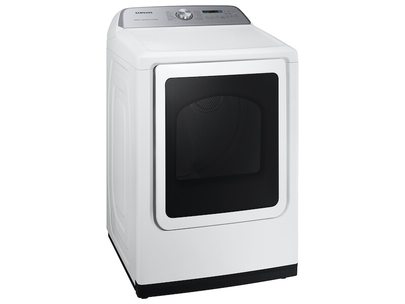 7.4 cu. ft. Smart Electric Dryer with Steam Sanitize+ in White view 2