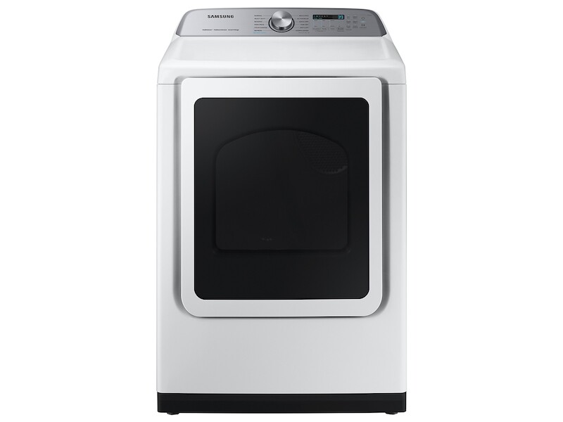 7.4 cu. ft. Smart Electric Dryer with Steam Sanitize+ in White view 4