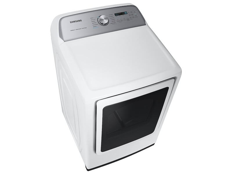 7.4 cu. ft. Smart Electric Dryer with Steam Sanitize+ in White view 6