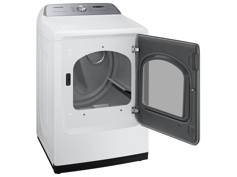 7.4 cu. ft. Smart Electric Dryer with Steam Sanitize+ in White view 8