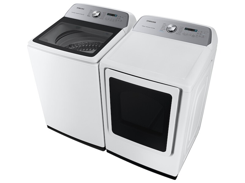 7.4 cu. ft. Smart Electric Dryer with Steam Sanitize+ in White view 10