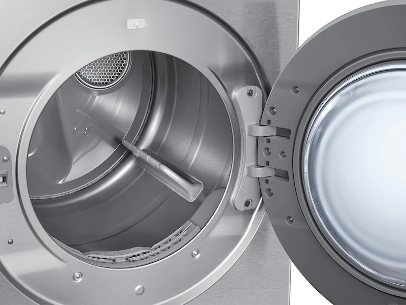 Bespoke 7.6 cu. ft. Ultra Capacity Electric Dryer with Super Speed Dry and AI Smart Dial in Silver Steel DVE53BB8700TA3