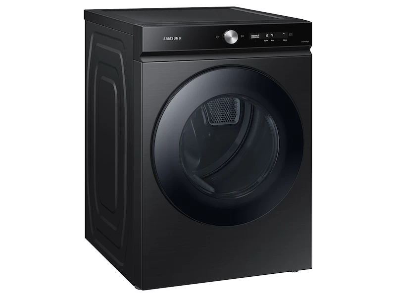 Bespoke 7.6 cu. ft. Ultra Capacity Electric Dryer with Super Speed Dry and AI Smart Dial in Brushed Black DVE53BB8700VA3