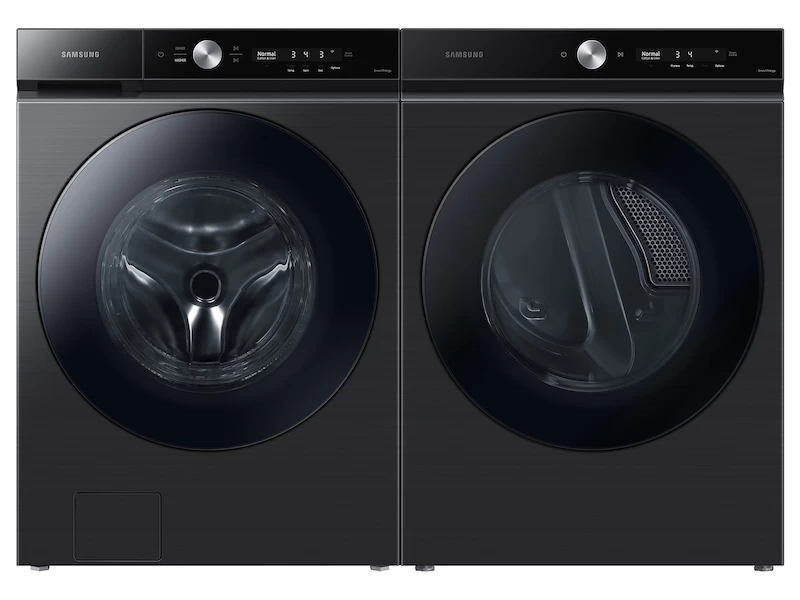 Bespoke 7.6 cu. ft. Ultra Capacity Electric Dryer with Super Speed Dry and AI Smart Dial in Brushed Black DVE53BB8700VA3