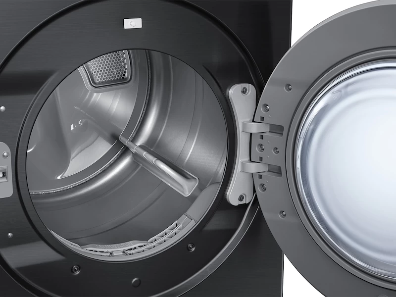 Bespoke 7.6 cu. ft. Ultra Capacity Electric Dryer with Super Speed Dry and AI Smart Dial in Brushed Black DVE53BB8700VA3