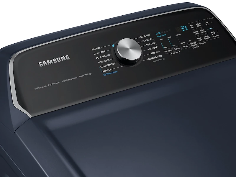 7.4 cu. ft. Smart Electric Dryer with Pet Care Dry and Steam Sanitize+ in Brushed Navy DVE54CG7150DA3