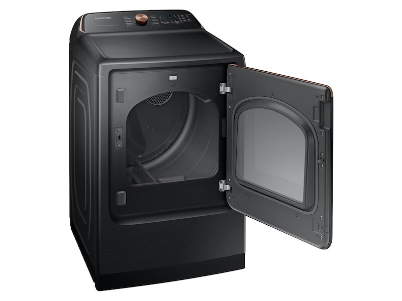 7.4 cu. ft. Smart Electric Dryer with Pet Care Dry and Steam Sanitize+ in Brushed Black DVE54CG7550VA3