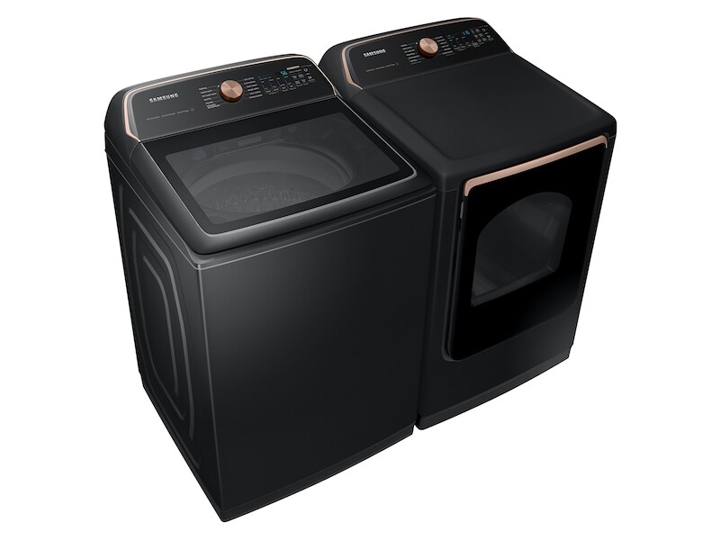 7.4 cu. ft. Smart Electric Dryer with Pet Care Dry and Steam Sanitize+ in Brushed Black DVE54CG7550VA3