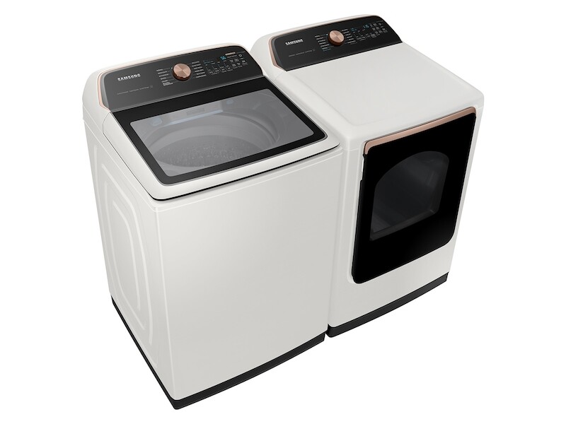 7.4 cu. ft. Electric Dryer with Steam Sanitize+ in Champagne DVE54R7600CA3