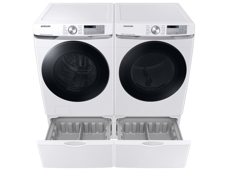 7.5 cu. ft. Smart Gas Dryer with Steam Sanitize+ in White DVG45B6300WA3