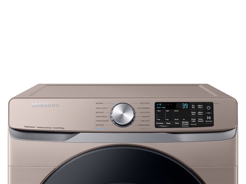 7.5 cu. ft. Gas Dryer with Steam Sanitize+ in Champagne DVG45R6100CA3