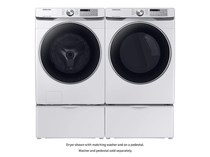 7.5 cu. ft. Gas Dryer with Steam Sanitize+ in White DVG45T6200WA3