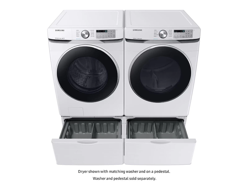 7.5 cu. ft. Gas Dryer with Steam Sanitize+ in White DVG45T6200WA3