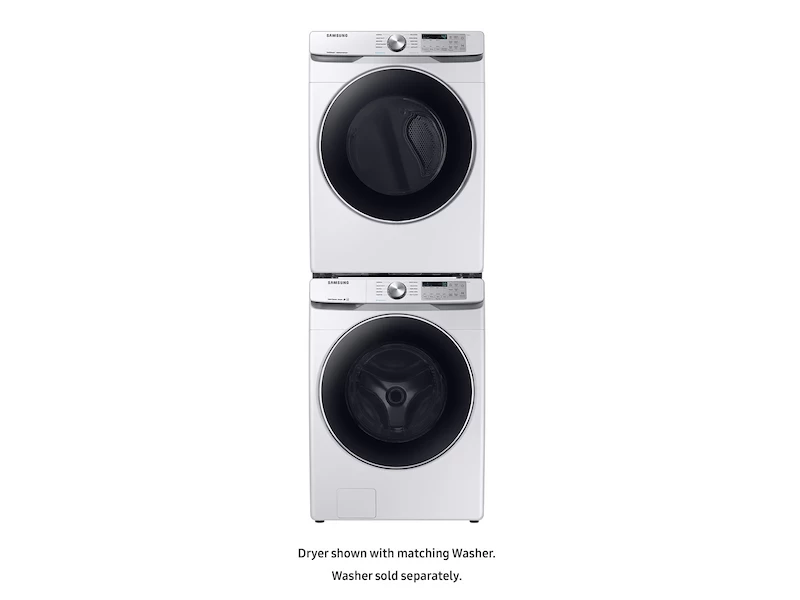 7.5 cu. ft. Gas Dryer with Steam Sanitize+ in White DVG45T6200WA3