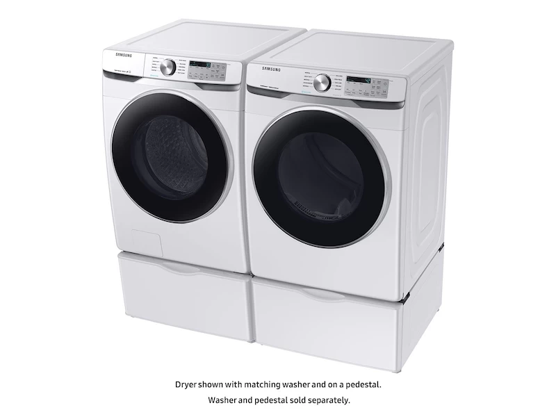 7.5 cu. ft. Gas Dryer with Steam Sanitize+ in White DVG45T6200WA3