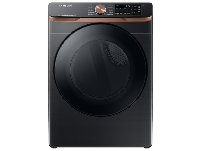 7.5 cu. ft. Smart Gas Dryer with Steam Sanitize+ in Brushed Black DVG50A8500VA3, product image 3 of 15