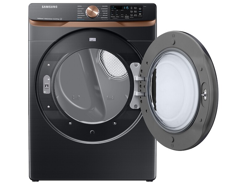 7.5 cu. ft. Smart Gas Dryer with Steam Sanitize+ in Brushed Black DVG50A8500VA3, product image 8 of 15