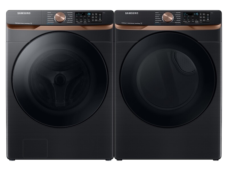 7.5 cu. ft. Smart Gas Dryer with Steam Sanitize+ in Brushed Black DVG50A8500VA3, product image 11 of 15