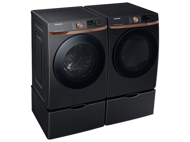 7.5 cu. ft. Smart Gas Dryer with Steam Sanitize+ in Brushed Black DVG50A8500VA3, product image 15 of 15