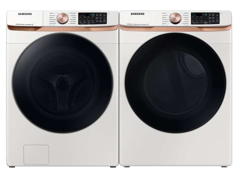 7.5 cu. ft. Smart Gas Dryer with Steam Sanitize+ and Sensor Dry in Ivory DVG50BG8300EA3