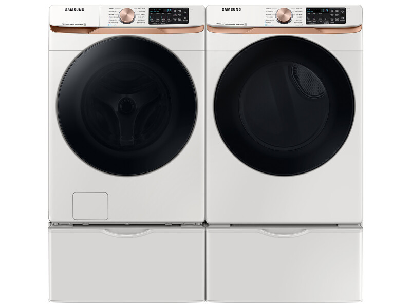 7.5 cu. ft. Smart Gas Dryer with Steam Sanitize+ and Sensor Dry in Ivory DVG50BG8300EA3