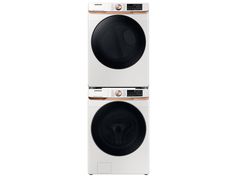 7.5 cu. ft. Smart Gas Dryer with Steam Sanitize+ and Sensor Dry in Ivory DVG50BG8300EA3
