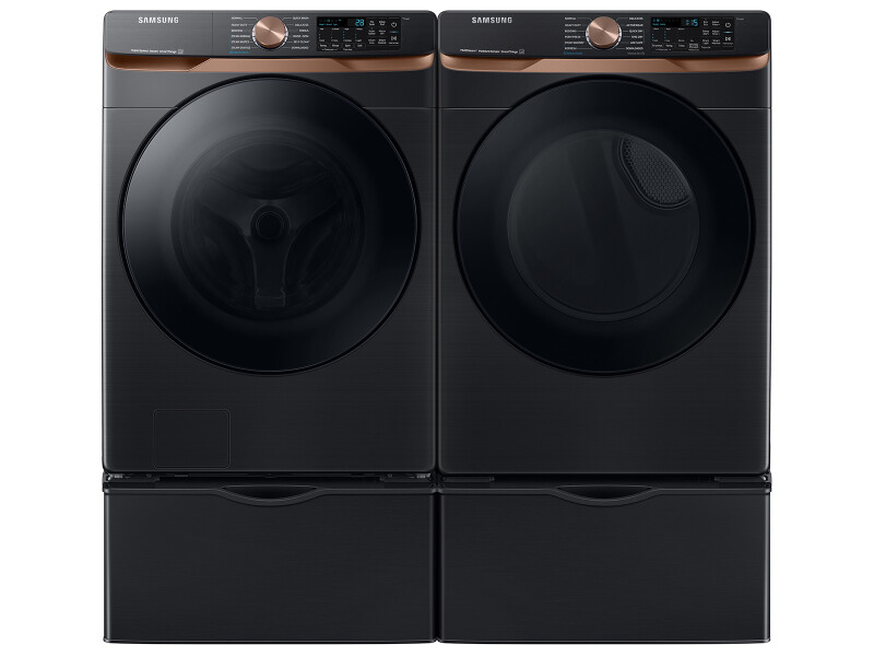 7.5 cu. ft. Smart Gas Dryer with Steam Sanitize+ and Sensor Dry in Brushed Black DVG50BG8300VA3