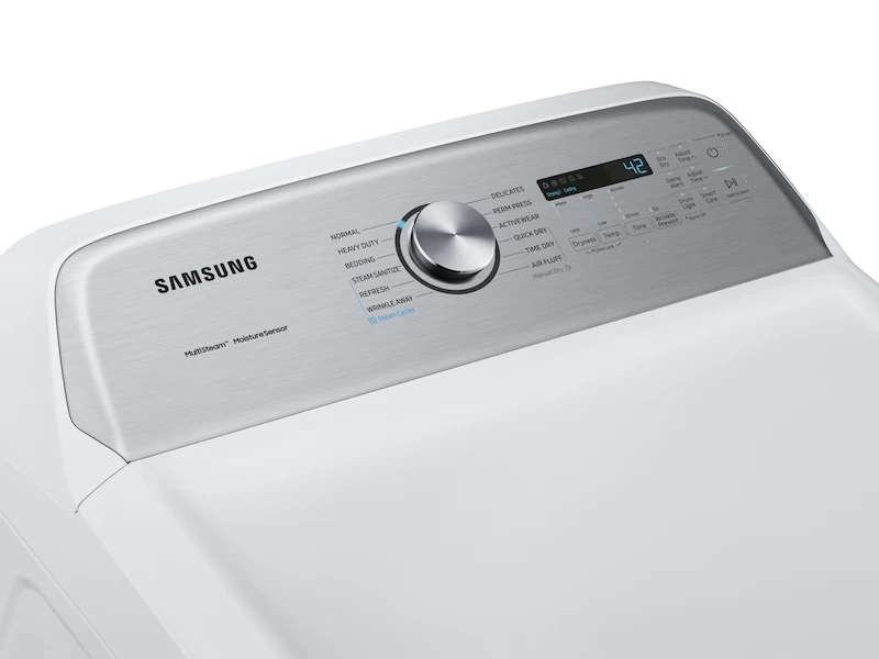 7.4 cu. ft. Gas Dryer with Steam Sanitize+ in White DVG50R5400WA3