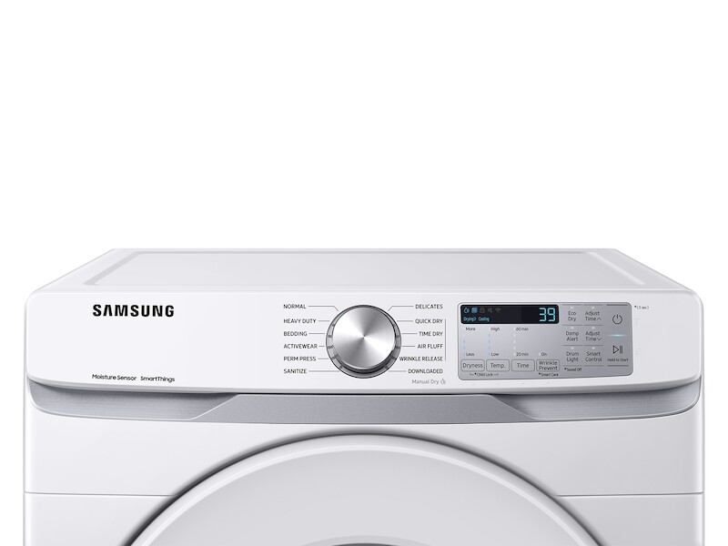 7.5 cu. ft. Smart Gas Dryer with Sensor Dry in White DVG51CG8000WA3