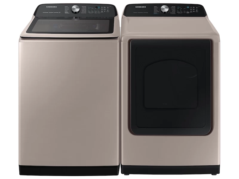 7.4 cu. ft. Smart Gas Dryer with Steam Sanitize+ in Champagne DVG52A5500CA3