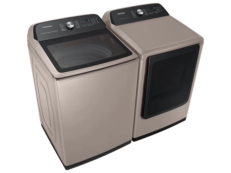 7.4 cu. ft. Smart Gas Dryer with Steam Sanitize+ in Champagne DVG52A5500CA3