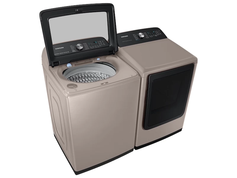 7.4 cu. ft. Smart Gas Dryer with Steam Sanitize+ in Champagne DVG52A5500CA3