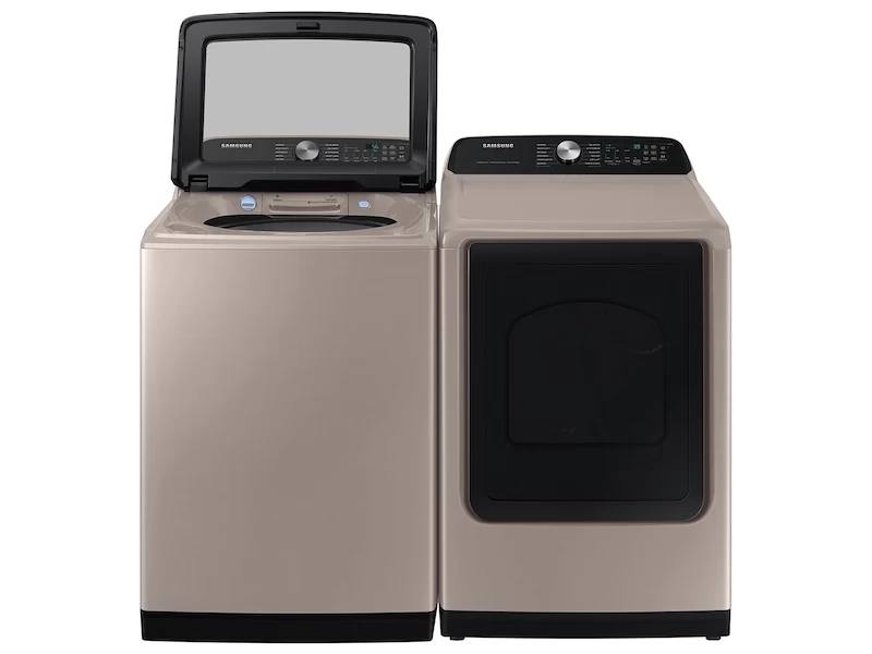 7.4 cu. ft. Smart Gas Dryer with Steam Sanitize+ in Champagne DVG52A5500CA3