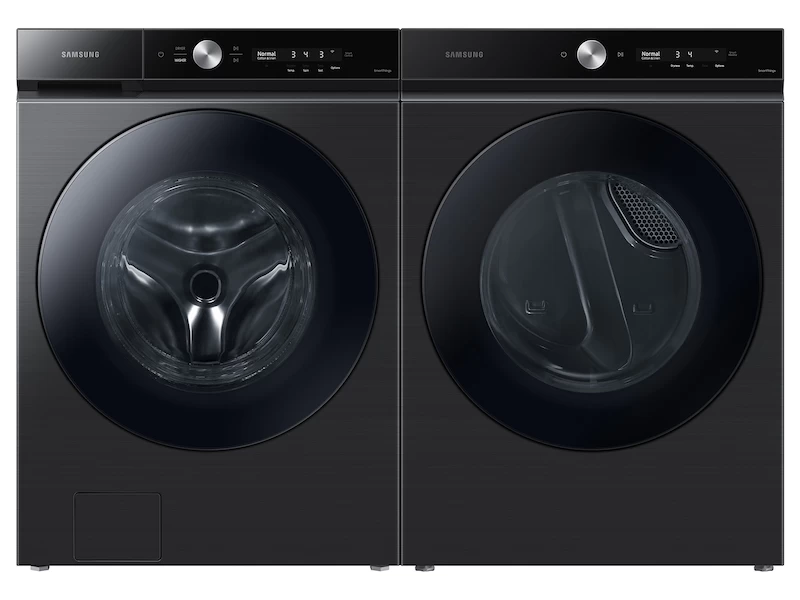 Bespoke 7.6 cu. ft. Ultra Capacity Gas Dryer with Super Speed Dry and AI Smart Dial in Brushed Black DVG53BB8700VA3